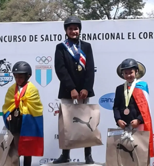 Lilian Childs 3rd place competing for Puerto Rico