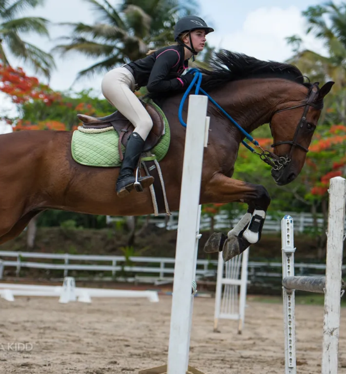 Kara Swider and Dali.  Photo courtesy of Alicia Kidd Photography